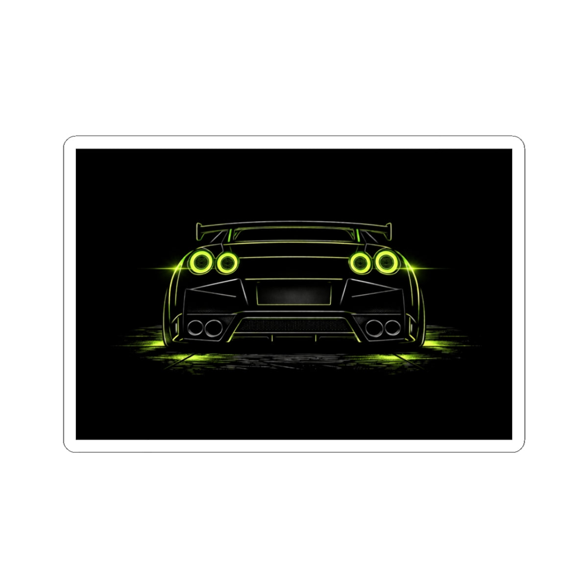 GTR rear Stickers