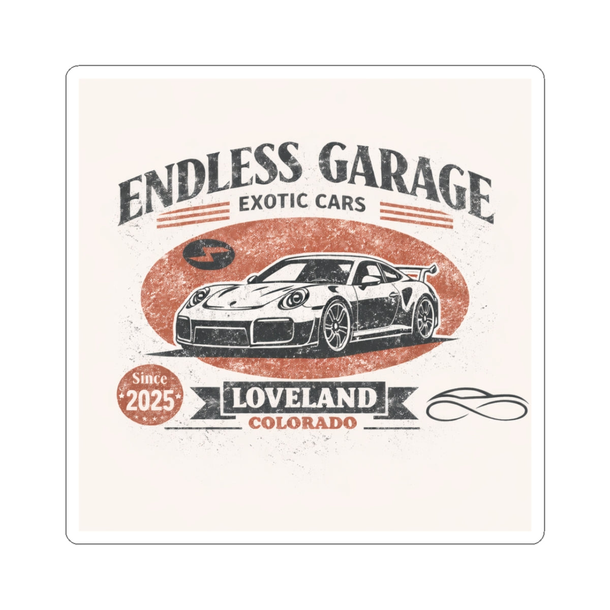 Vintage Porsche Stickers