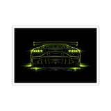 SVJ Rear End Sticker
