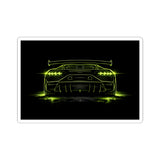 SVJ Rear End Sticker
