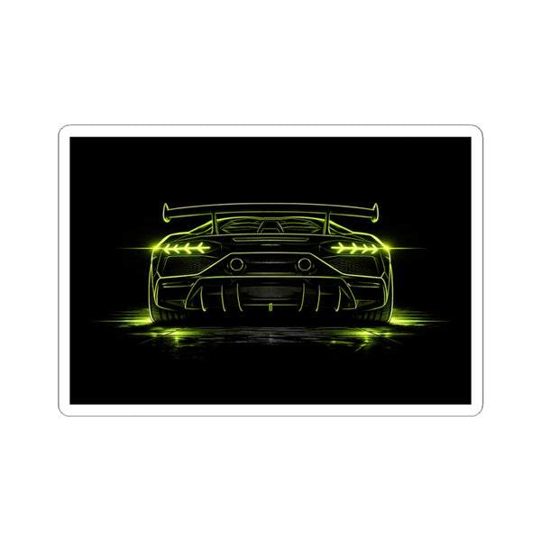 SVJ Rear End Sticker