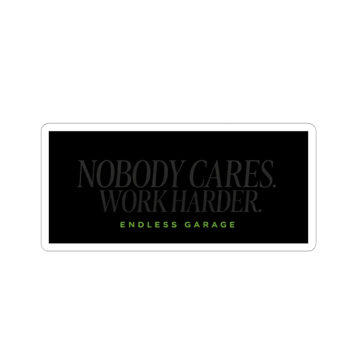 Nobody Cares Stickers