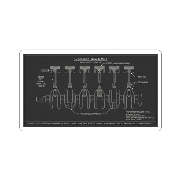 2JZ GTE Stickers