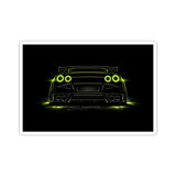 GTR rear Stickers