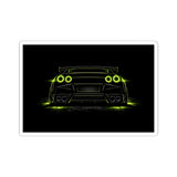 GTR rear Stickers