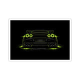 GTR rear Stickers