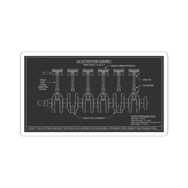 2JZ GTE Stickers