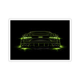 R8 Rear Stickers