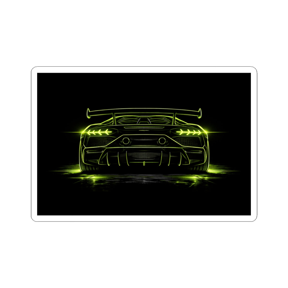 SVJ Rear End Sticker