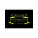 SVJ Rear End Sticker